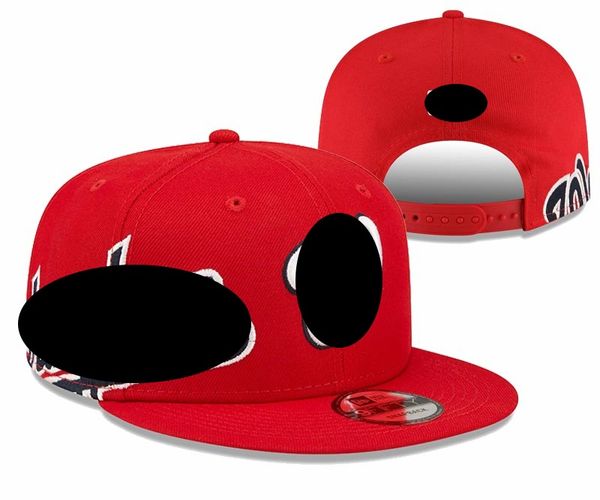 Canvas Embroid Washington''nationals''baseball Cap Moda Donna Uomo Designer'' Cappello Cupola regolabile Fodera in cotone Primavera Estate All'aperto