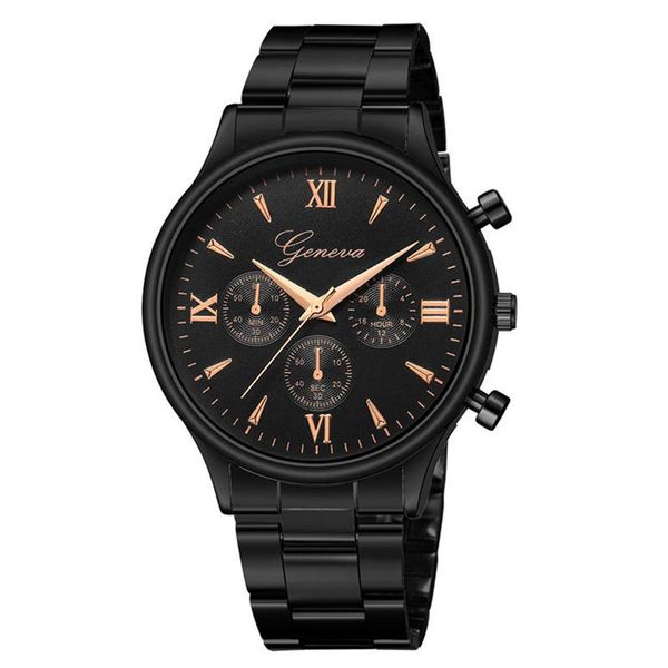 Нарученные часы роскошный черный браслет Quartz Watch Watches Женщины мужчины модное платье -платье -наручные часы Женева мужчина дамы Hombre 2023wristwatches
