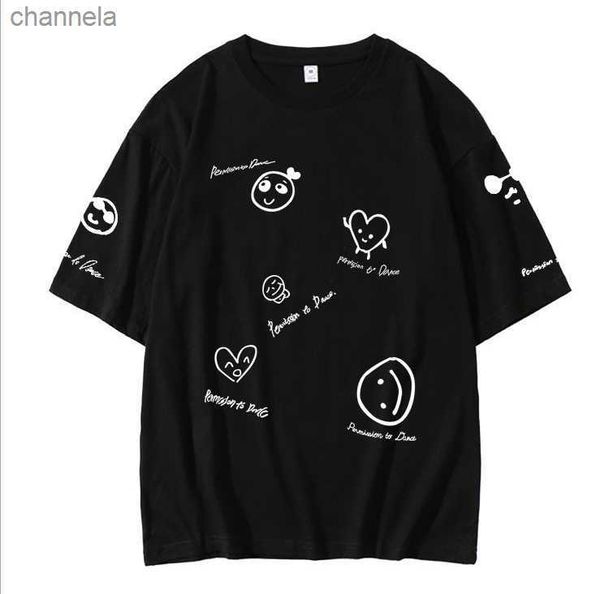 T-shirt da uomo 100% cotone Bangtan Boys New Song BUTTER T-shirt oversize Donna Uomo Dropshipping Harajuku kpop Top in cotone Kawaii S-4XL