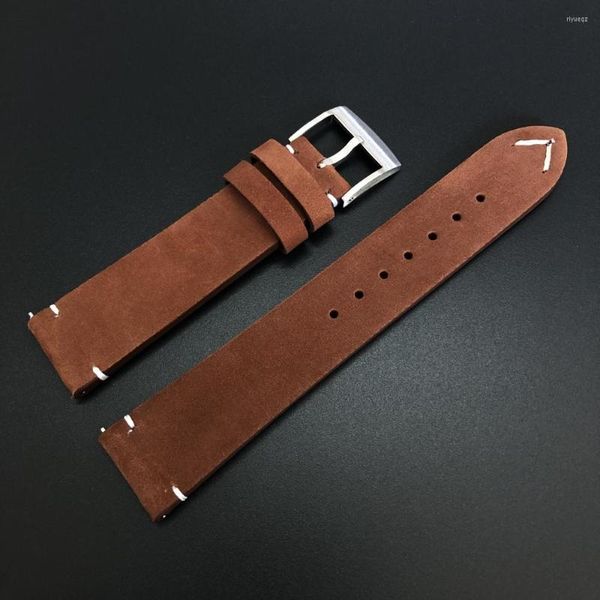 Assista Bands Steeldive Belt Belt 20mm Mens reposição Bracelet Leather Starp 3 Cores 2023