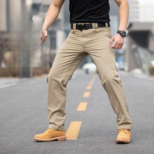 Pantaloni da uomo Estate Casual Leggero Esercito Militare Pantaloni lunghi Maschile Impermeabile Quick Dry Cargo Tuta da campeggio Tattica A260