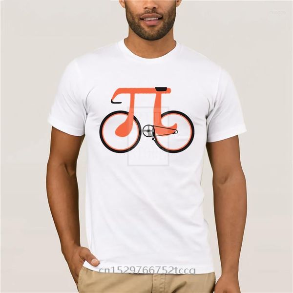 Herren-T-Shirts, Sommer-Herren-Shirt, lustiges Pi-Zyklus-Fahrrad-Mathe-Kleid, Modetrend