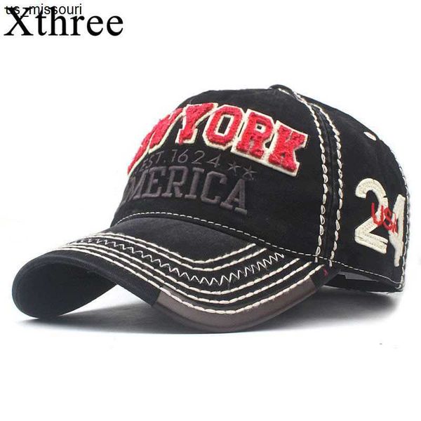 Ball Caps xthree Мужская бейсболка летняя шляпа для мужчин Женщины нью -йоркская уличная одежда Snapback Gorras Hombre Hats Cone Casual Hip Hop Caps J230520