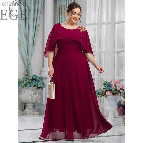 Freizeitkleider Plus Size Abend Party Prom Lange Türkei Dubai Kleidung Damen Plus Size Mesh A-Linie Pailletten Stickerei Abendkleid L230520