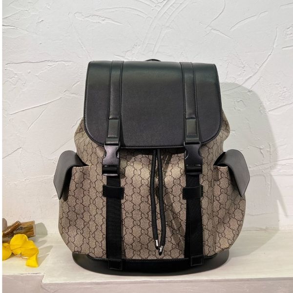 дизайнерский рюкзак Роскошные рюкзаки через плечо Женская мужская мода классическая натуральная кожа двойная сумка через плечо дизайнерская сумка школьные рюкзаки