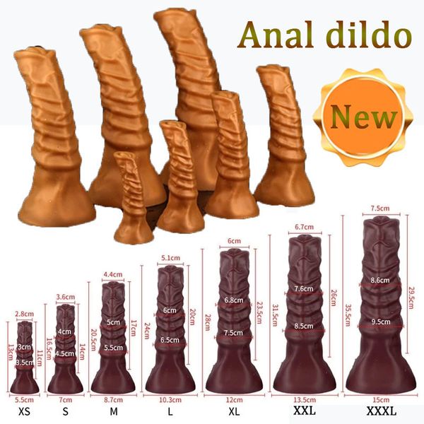 Giocattoli per adulti Sensazione della pelle Pene realistico Morbido Sexy Dildo enorme Masturbatore femminile Ventosa in silicone a doppio strato Dildo per donne Big Dick 230519