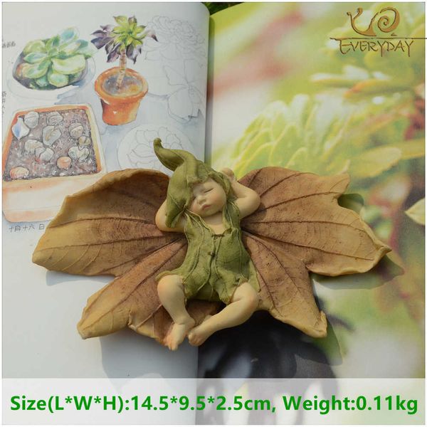 Itens de novidade Coleção cotidiana Angel Figure Miniature Fairy Garden Ornament Fley Baby Christmas Tree Decoration for Home Child Gift G230520