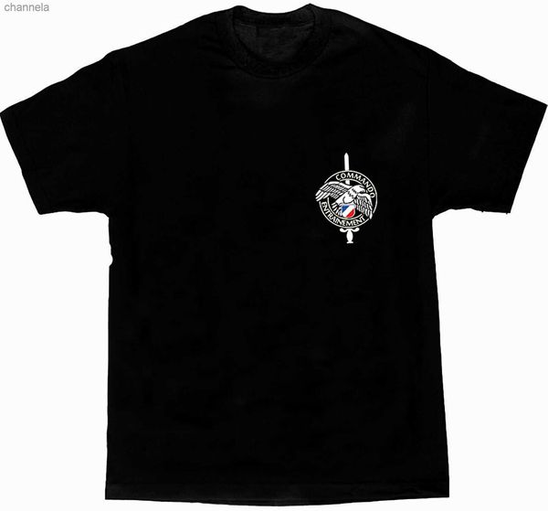 Erkek Tişörtleri Komando Giriş Fransa Polis Özel Birimi Erkek Tişört. Yaz pamuk kısa kollu o-yaka unisex t gömlek yeni S-3XL