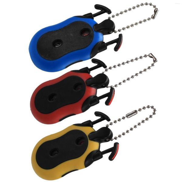 Portachiavi 3Pcs Handy Mini Golf Stroke S PuScore Counter Tally Keeper con portachiavi