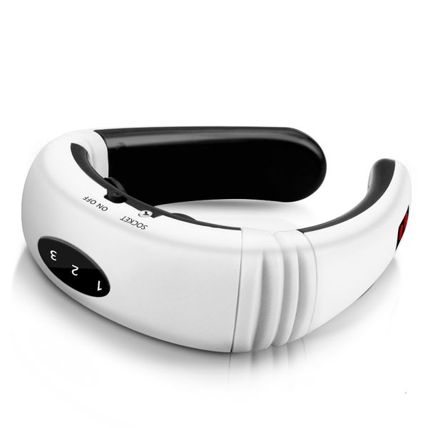 Massaggiatore per il viso Collo elettrico Pulse Indietro 6 modalità Controllo della potenza Riscaldamento a infrarossi lontani Strumento per alleviare il dolore Assistenza sanitaria Macchina per il rilassamento 230520