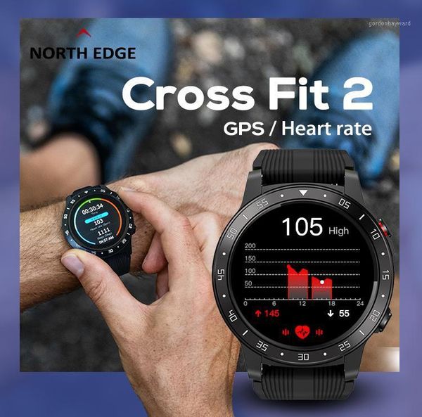 Orologi da polso Campeggio e monitoraggio della salute in un orologio sportivo Bussola GPS INCORPORATA Battito cardiaco accurato Chiamate vocali Bluetooth