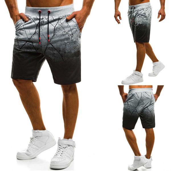 Shorts masculinos com shorts de corrida sem esgotamento calças de verão elástica tie tie die slow pé casual esportes correndo garotas lettle lettles slippers aa230529