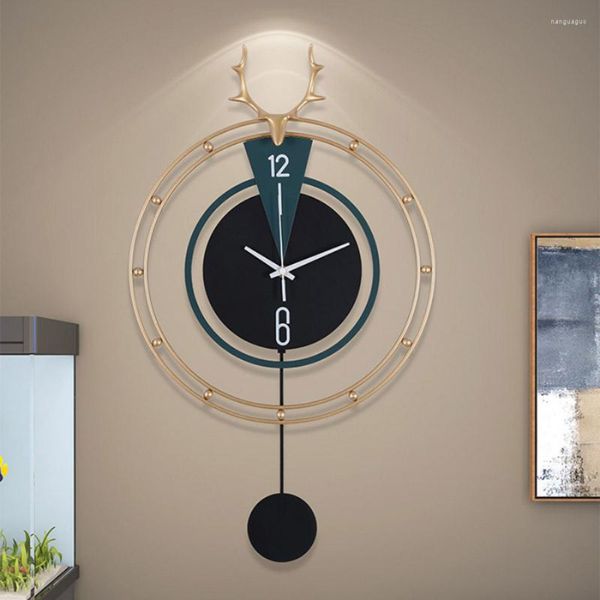 Relógios de parede específicos de luxo de luxo de luxo antigo relógio de cozinha ao ar livre mecanismo ou orologio da parete elegante ornamentos mx50wc