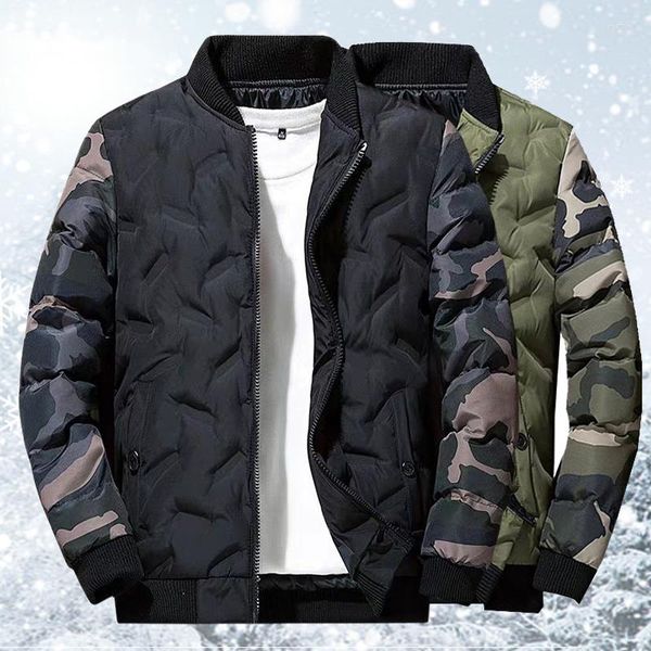 Jackets masculinos 2023 Jaqueta Men Winter Casual Parkas Macho Macho Male Warm Water impermeável Homem Moda Moda Classic Varsity Baseball