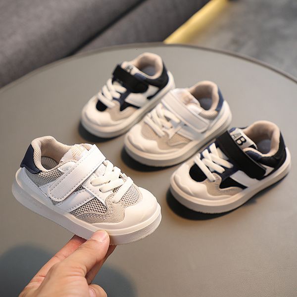 First Walkers Boys Baby Soft Toddler Shoes Autunno versione coreana di anti-calcio antiscivolo traspirante 230520