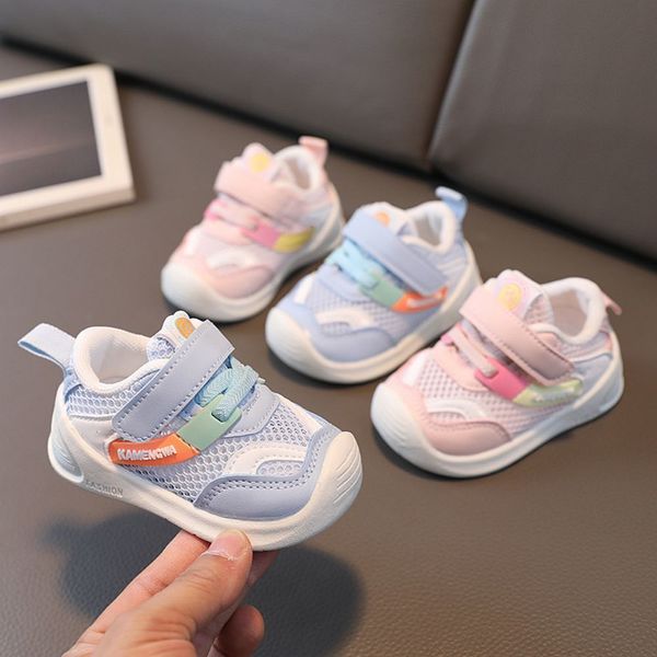 Primi camminatori Scarpe da bambino Primi camminatori Scarpe estive per bambini Scarpe da passeggio traspiranti antiscivolo per tutti gli usi per ragazzi Ragazze Air Mesh Scarpe da ginnastica per bambini 230520