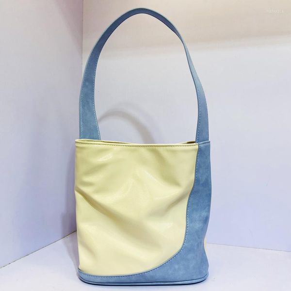 Borse da sera Secchiello casual per le donne Borse e portamonete firmate di lusso 2023 In borsa a tracolla con design in pelle cerata ad olio PU