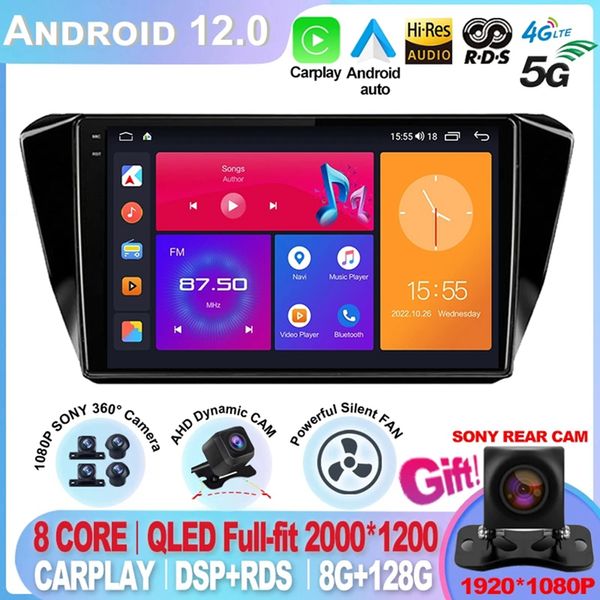 Для Skoda Superb 3 2015-2019 Car Stereo Radio 2 DIN Android Multimedia Player GPS Navigation System Autoradio CarPlay-3