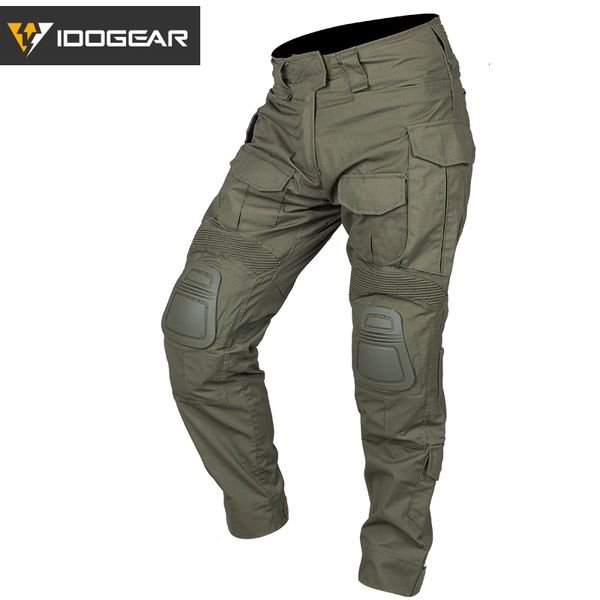 Jagdhose IDOGEAR G3-Kampfhose mit Knieschützern, Luftgewehren, militärischen taktischen Einheiten, CP Gen3 Range Green CT, Baumwollpolyester 3201 230520