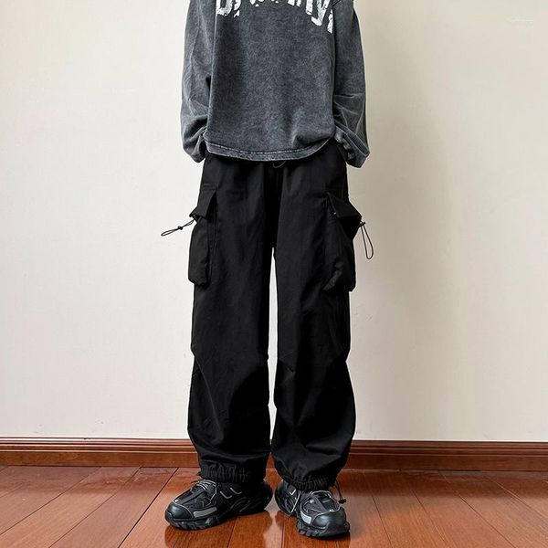 Männer Hosen Schwarz Männer Übergroße Mode Harem Männer Hip Hop Streetwear Jogger Student Casual Cargo Pant Hosen