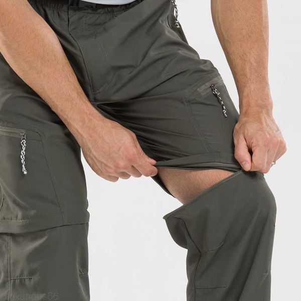 Jeans da uomo estivi Pantaloni da uomo ad asciugatura rapida Pantaloni tattici impermeabili rimovibili da esterno Escursionismo Pantaloni sportivi traspiranti Pantaloncini da trekking da campeggio