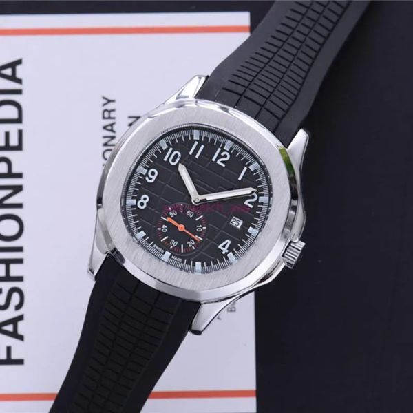 Orologi di marca svizzera di alta qualità per uomo Nautilus orologio al quarzo cinturino in gomma piccolo quadrante movimento impermeabile orologio di design orologio di lusso