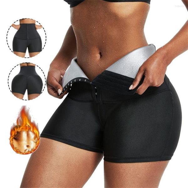 Shapers feminino Sauna Leggings Para mulheres calças de moletom de cintura alta Slimming Termote Treinando Treinamento Corpo Shaper