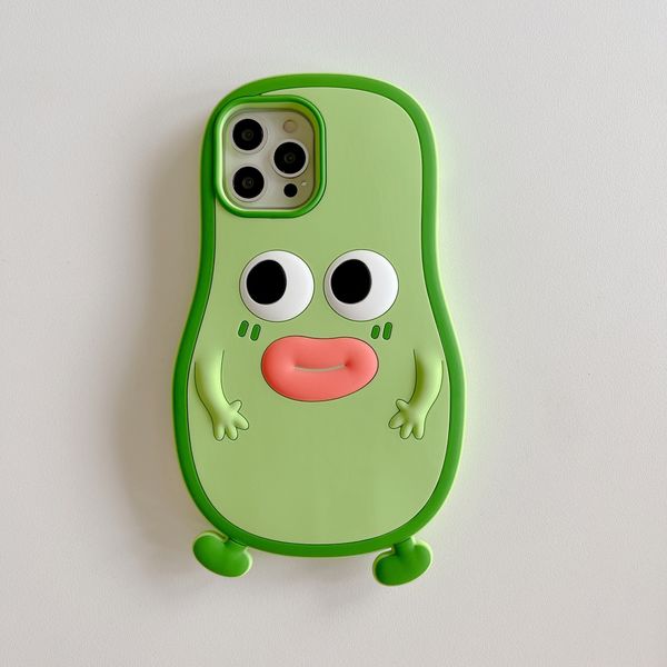 3D weiche Silikon-Handyhüllen für iPhone 15 14 13 12 11 Pro Max 14pro 15 14promax Cartoon süßes Design Mädchen Beschützer Mode Cover 1St