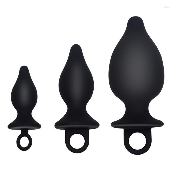 Sex Toys For Couples Intimo in silicone Outdoor Small Medium Large Size Palline anali Buplug Dildo Anello di trazione vaginale Inserisci giocattolo Uomo Donna