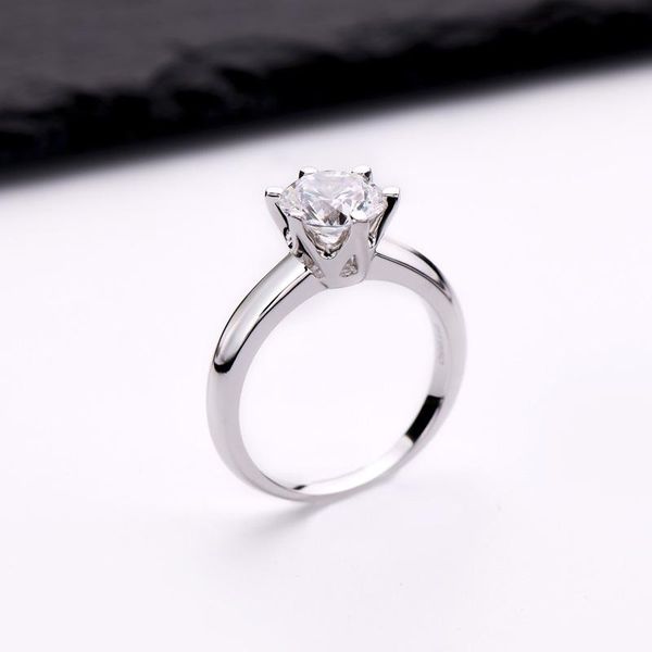 Кольца роскошные 2CT Round Diamond Ring
