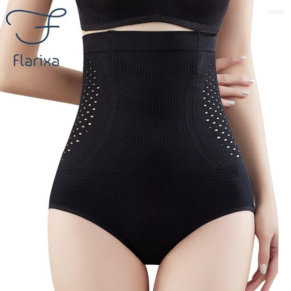 Intimo modellante da donna Flarixa Mutandine modellanti a vita alta per donna Traspirante Scava fuori Pancia Pancia Controllo Breve Shapewear Body Shaper Intimo