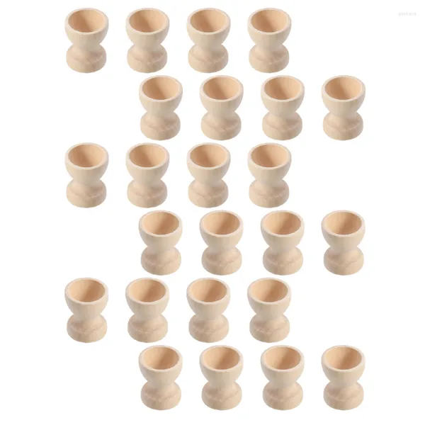 Geschirr-Sets, 24 Stück, handbemalt, Eierablage, Halter, moderne Tasse, Kinderstaffeleien, Kleinkinder, Mini-Kühlschrank, Spielzeug, Kinder, DIY-Eier