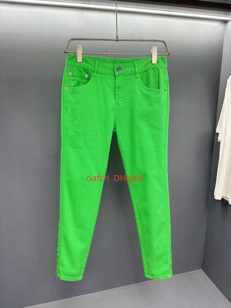 23SS Jeans da uomo Designer Slim Fit Jeans in denim in edizione limitata Pantaloni da uomo casual elastici larghi a tubo dritto da uomo