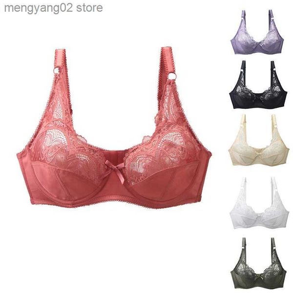 Bras Ladies Sexy BCDE Cup Roufesa Mina VELA PLUSTRA BRA BRA BLACA BLANCA BEIGE RED MINT Green Purple Lingerie T230522