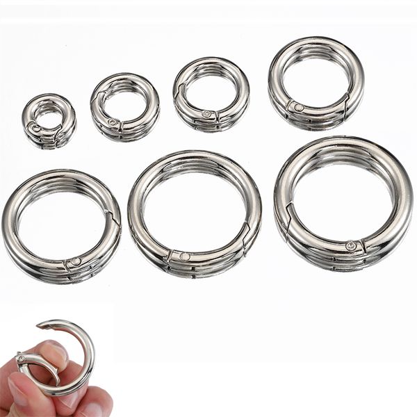 5pcs Silver Color Spring Ring Cring