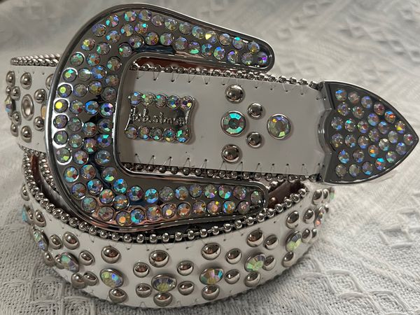 Cintura di design bb cintura bb cintura simon cinture di lusso cintura da uomo diamante lucido nero su nero blu bianco multicolore con strass bling come regalo