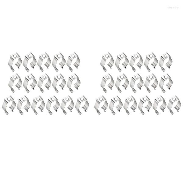 Lamba tutucular 240pcs t8 LED ampul u klipsler tutucu floresan tüp braketi