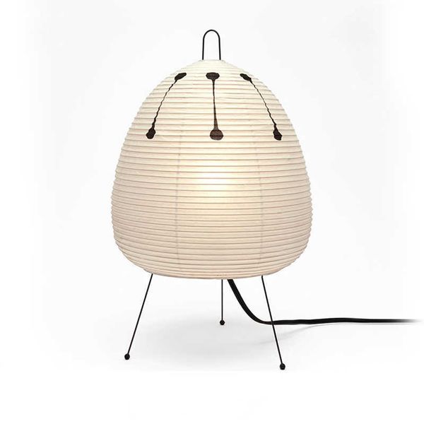 Tischlampen Japanische Reispapier-Tischlampe Akari Noguchi Yong Schreibtischlampen Innenbeleuchtung Loft-Dekor Wohnzimmer Büro Standleuchten G230522