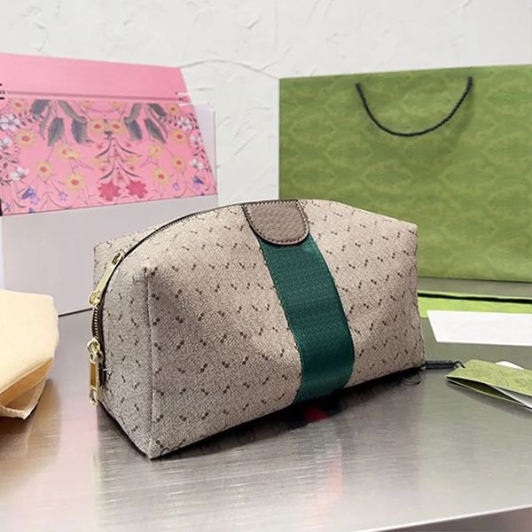 borse per il trucco firmate lavare borsa da toilette floreale borsa cosmetica borsa da donna bellissime custodie borsa da trucco borsa da viaggio da donna borse con doppia lettera hardware