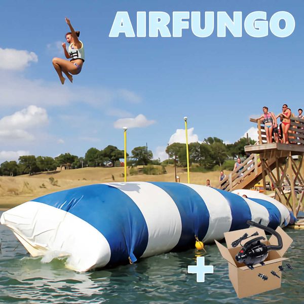 Giochi d'acqua Gonfiabile Water Blob Jump Catapult Gonfiabile Jumping Pillow Water Jumping bag