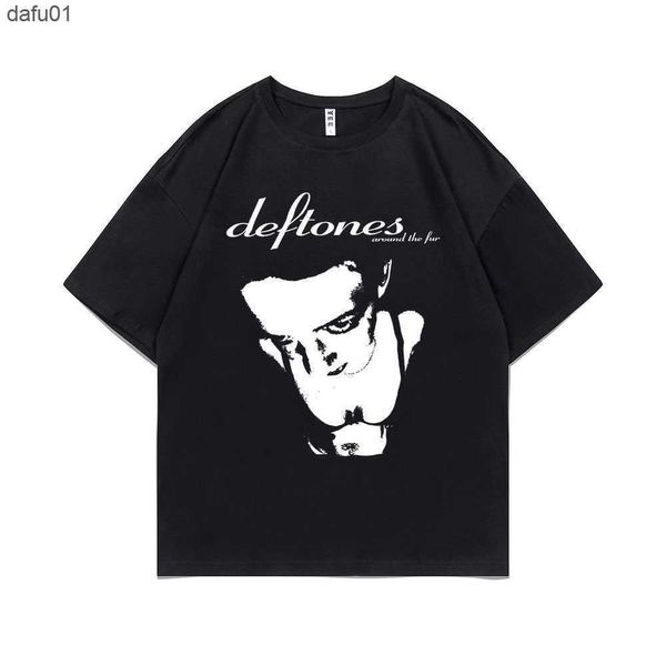 Camisetas masculinas edição limitada Deftones camiseta em torno da camiseta de peles Adrenaline camise