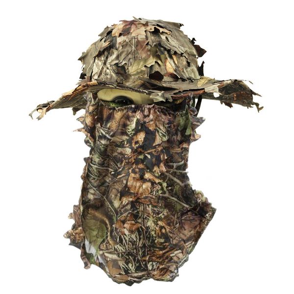 Outdoor-Hüte Jagd Angeln Hut Herren Outdoor Taktische Militärische Tarnung Dschungel Sturmhaube Maske Airsoft Taktische Wandern Brust Hut 230520