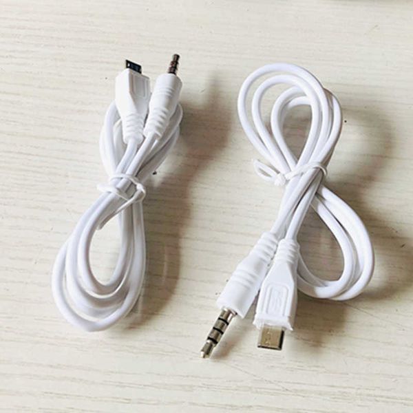 Android-zu-3,5-mm-Audio-Adapterkabel, MICRO-USB-zu-3,5-Audiokabel, V8-zu-3,5-mm-Stecker-Anschlusskabel