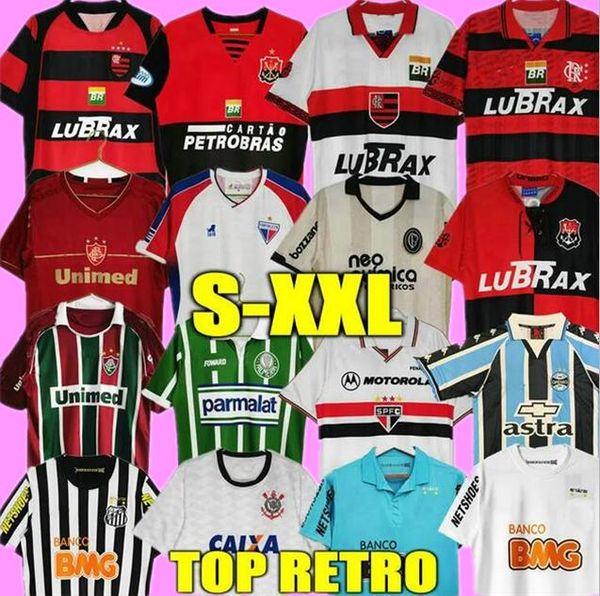 NYMAR JR RTRO 95 96 Flamngo Soccr Jrsys 03 04 Santos Romario 2013 Sao Paulo Klassiker Grmio Fortalza Palmiras Fluminns Corinthia Fußballhemden