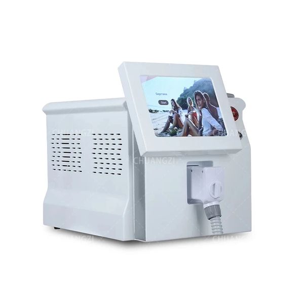 2000 W USA Laserbarrendiodenlaser 3 Wellen 755 808 1064 nm Enthaarungs-Eislaser-Haarentfernungsgerät für den Salon-/Heimgebrauch