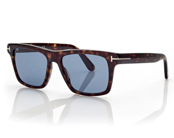 Óculos 5A TF FT0906 Buickley Eyewear Óculos de sol de grife com desconto para homens e mulheres 100% UVA/UVB com bolsa de óculos Fendave FT0825 FT5634