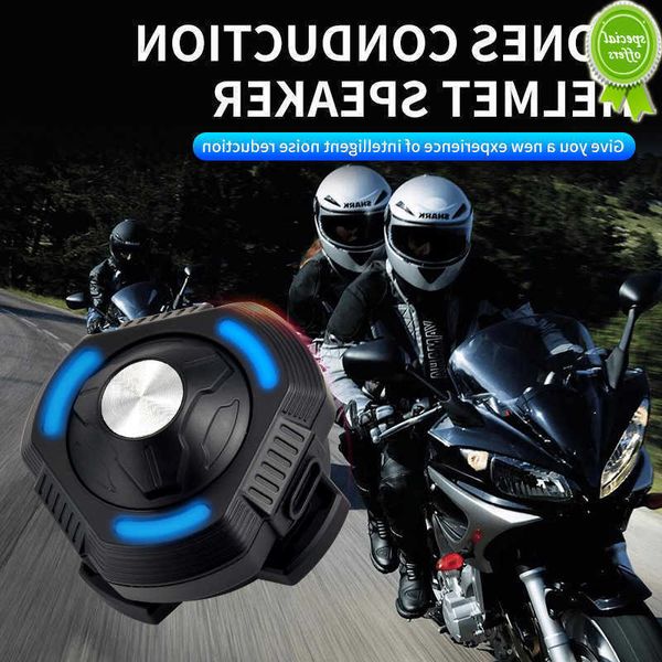 Auto Nuova Moto Conduzione ossea Casco Cuffie Altoparlante stereo Cuffie Bluetooth senza fili Guida Ciclismo Auricolari Auricolari sportivi
