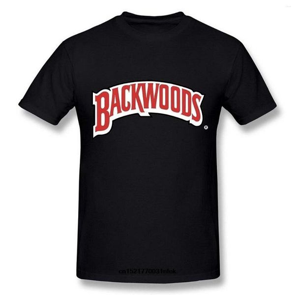 Herren-T-Shirts, Herren-Shirt, Backwood-Logo, Schwarz von Maven, lustiges T-Shirt, Neuheit, T-Shirt für Damen