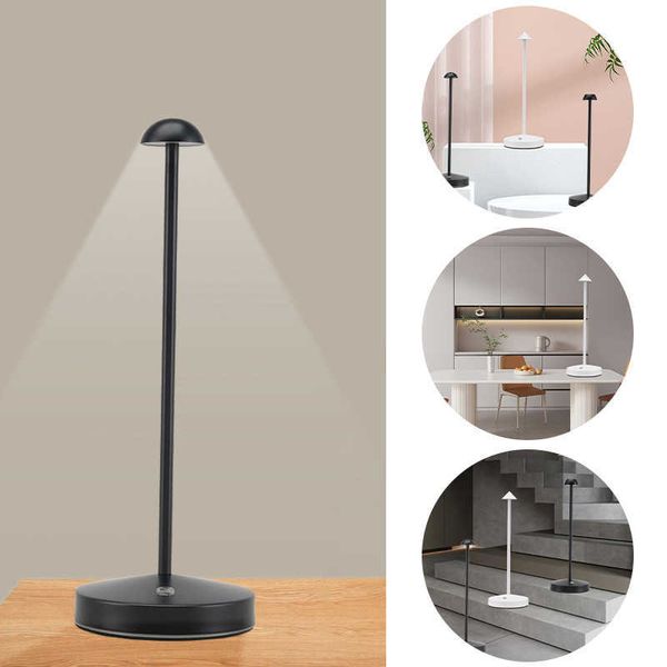 Table Lamps Touch Bar Table Lamp LED Desk Light USB Rechargeable Wireless Dining Bedside Night Lights for Restaurant Coffee Bedroom Decor G230522
