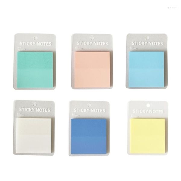 5x/Set wasserdichte Memo Sticky Pads Transluzente Notizen zum Lesen Lernen D5QC